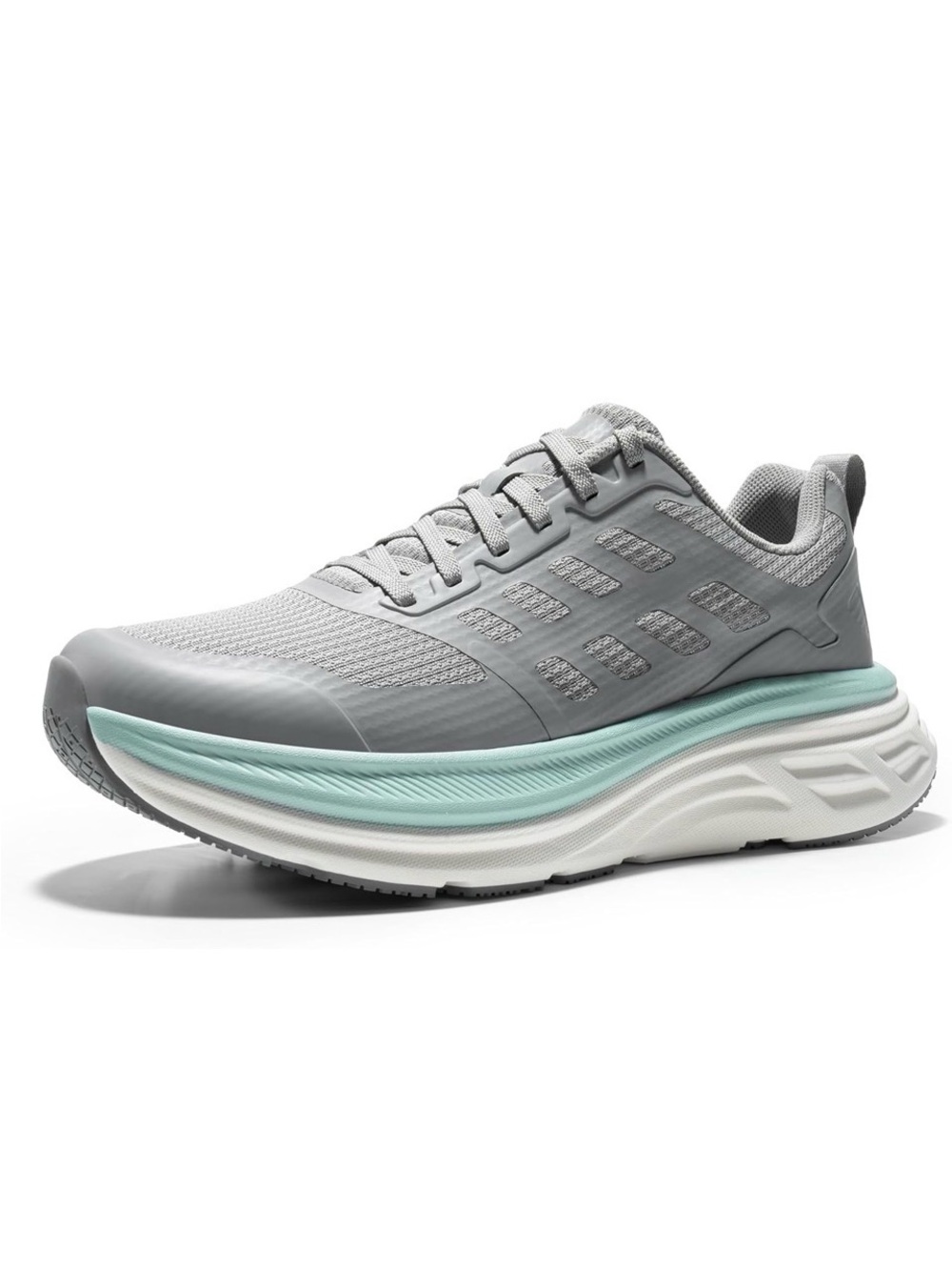 NORTIVE-8 Women's Grey Athletic Running Shoe with Mint Accent NIB Size 8